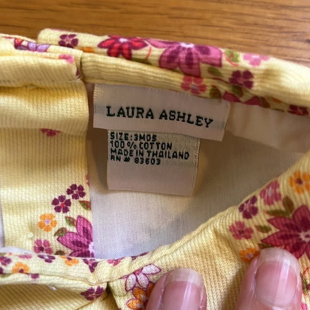 Laura Ashley yellow floral
